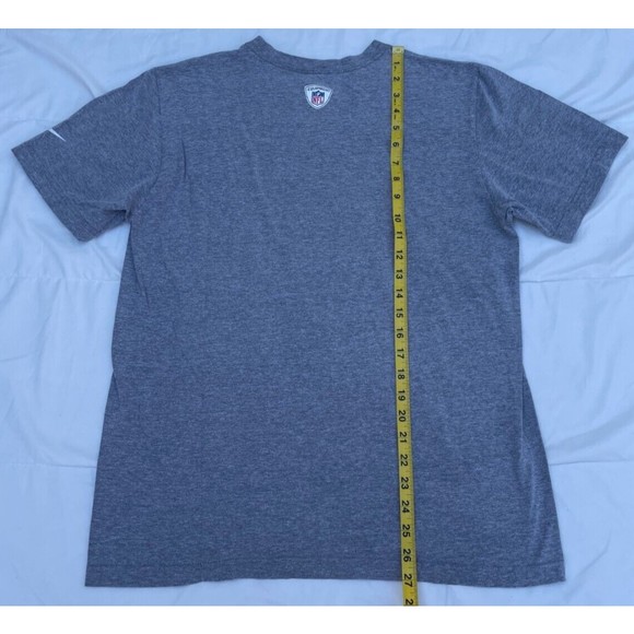Men's Nike NFL Carolina Panthers Property of Panthers Gray T-Shirt Medium - Picture 5 of 5